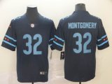 Nike Chicago Bears #32 Montgomery dark blue Color Rush Limited Jerseys city version