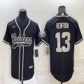 Nike Oakland Raiders #13 Hunter Renfrow black baseball jerseys Joint name-BD