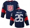 United States 2016 World Cup #26 Blake Wheeler blue Hockey jerseys