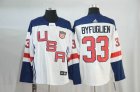 Team USA #33 Dustin Byfuglien white 2016 World Cup Stitched NHL Jersey