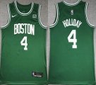 Nike Boston Celtics #4 Holiday green nba basketball jerseys