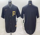 Nike Pittsburgh Pirates blank black majestic baseball jerseys