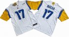 Los Angeles Rams 17# Puka Nacua white Nike Vapor F.U.S.E. Limited Jersey