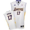 Los Angeles Lakers #17 BYNUM white jersey