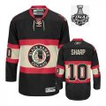 2013 NHL Stanley Cup Chicago Blackhawks #10 Patrick Sharp Black jersey