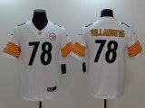 Nike Pittsburgh Steelers #78 Alejandro Villanueva white Color Rush Limited Jerseys