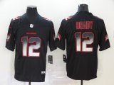 Nike Tampa Bay Buccaneers #12 Tom Brady black Color Rush Limited jersey Fireworks version