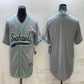 Nike Seattle Seahawks gray baseball jerseys Joint name-BD