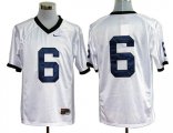 Nike Penn State Nittany Lions 6 white College Football jerseys