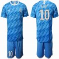 2019-2020 Olympique de Marseille #10 PAYET blue soccer jersey away