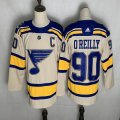 Adidas St.Louis Blues #90 Ryan O Reilly beige NHL hockey Jerseys-FH