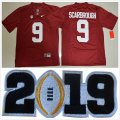 2019 Alabama Crimson Tide Bo Scarbrough 9 College Football Limited Jersey - Crimson