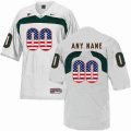 Custom Miami Hurricanes white college football jersey