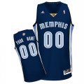 Memphis Grizzlies Custom Swingman dk blue Road Jersey for sale