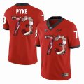 Georgia Bulldogs #73 Greg Pyke red fashion college football jersey