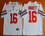 2015 Ohio State Buckeyes J.T. Barrett 16 NCAA Football Jersey - White