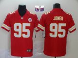 Nike Kansas City Chiefs #95 Chris Jones red Color Rush Limited Jerseys