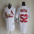 St.Louis Cardinals #52 Michael Wacha white Majestic MLB Jerseys