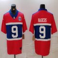 New York Giants #9 Malik Nabers Nike Century Red Alternate Player Game Jersey 01