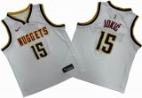 Youth Nike Denver Nuggets #15 Nikola Jokic white nba basketball jerseys