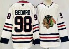 Chicago Blackhawks #98 Connor Bedard white Hockey Jersey-PD