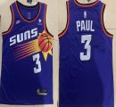 Nike Phoenix Suns #3 Chris Paul purple NBA basketball Jersey-XD 01