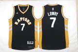 Toronto Raptors #7 Kyle Lowry Black Stitched NBA Jerseys