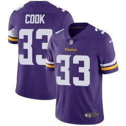 Minnesota Vikings #33 Dalvin Cook Purple Color Rush Limited Jersey