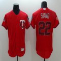 2016 Minnesota Twins #22 Miguel Sano red Flexbase Authentic Collection Jersey