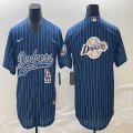 Nike Los Angeles Dodgers blank blue majestic baseball MLB jerseys -BD 11