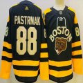 Adidas Boston Bruins #88 David Pastrnak black yellow NHL Jerseys-PD