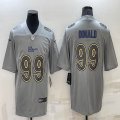 Nike Rams #99 Aaron Donald gray Color Rush Limited Jersey-BD