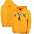 Fanatics Branded Wyoming Cowboys Gold Campus Pullover Hoodie