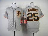 San Francisco Giants #25 BONDS throwback Grey MLB Jersey