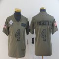 Youth Dallas Cowboys #4 Dak Prescott Nike Camo 2019 Salute to Service Limited Jersey