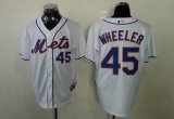 New York Mets WHEELER 45 45# white MLB Jersey