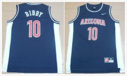 Arizona Wildcats #3 Mike Bibby blue NCAA College Basketball Jersey