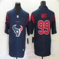 Nike Houston Texans #99 J.J. Watt dark blue fashion Color Rush Limited Jersey-BD