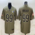 Nike Rams #99 Aaron Donald Salute to Service Retired Limited Jersey-BD