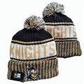 2024 Vegas Golden Knights yellow black white NCAA Sport Cuffed Knit Hats