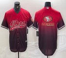 Nike San Francisco 49ers blank red baseball Joint name -BD 02