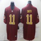 Washington Redskins #11 Alex Smith Nike red gold Color Rush Limited Jersey-BD