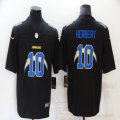 Nike Chargers #10 Justin Herbert black Color Rush Limited Jersey-BD