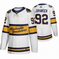 Adidas Nashville Predators #92 Ryan Johansen white hockey Winter Classic Jersey