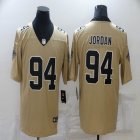 Nike New Orleans Saints #94 Cameron Jordan yellow Color Rush Limited Jersey-BD