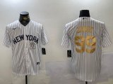 Nike New York Yankees #99 Aaron Judge White fashion majestic baseball Jersey-BD 01