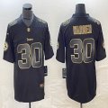 Nike Steelers #30 Warren black fashion NFL Jersey 03