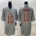 2023 super bowl Nike Kansas City Chiefs #10 Isiah Pacheco gray Color Rush Limited Jerseys