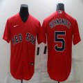 Nike Boston Red Sox #5 Enrique Hernandez red majestic baseball jerseys-BD