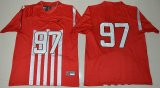 2016 Ohio State Buckeyes Nick Bosa 97 College Football 1917 Throwback Limited Jersey - Red